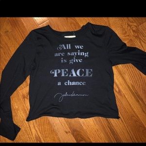 Long Sleeve Crop Top